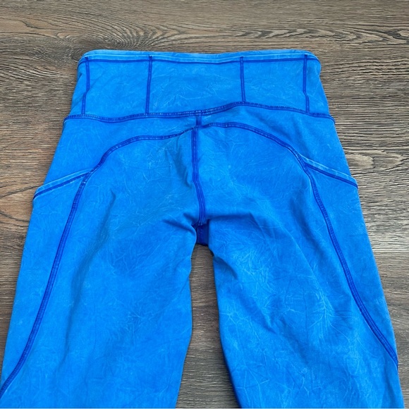 Lululemon Fast and Free High Rise Tight
25" *Ice Dye Ice Wash Cerulean Blue 4 - Picture 8 of 15